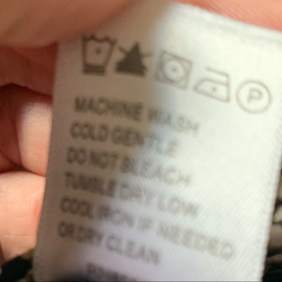 Vintage fringe trim black Skirt - Picture 7 of 7